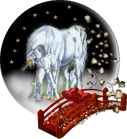 trop belle les licornes !