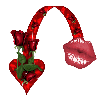 le baiser du coeur de rose !