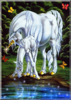 trop belle les licornes !