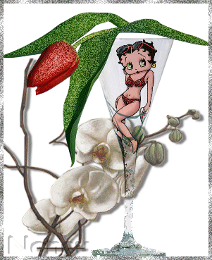 superbe vert a la betty boop !