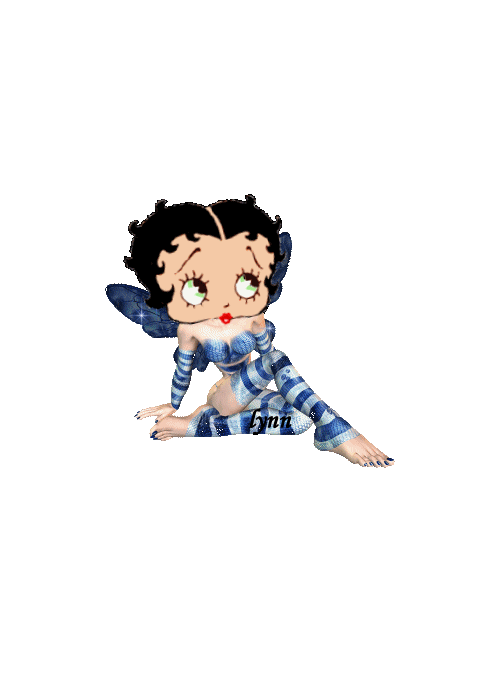 betty en tenu de papillon ! lol